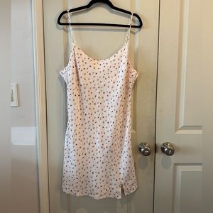 ASOS Design mini slip sundress in pink floral print